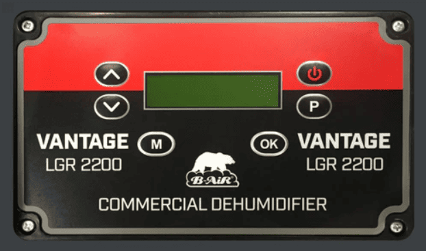 B-Air VG-2200 225 PPD Commercial LGR Dehumidifier blue_