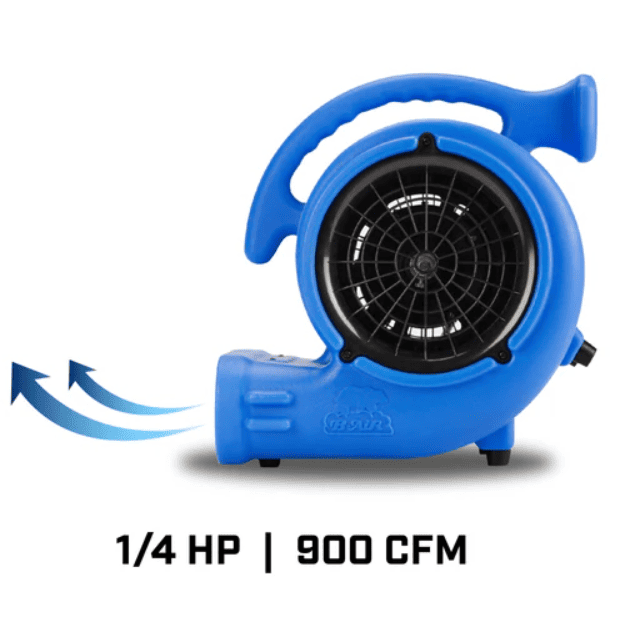 B-Air VP-25 ¼ HP Commercial Air Mover & Blower Fan: blue