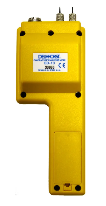 Delmhorst BD-10 back on white bg