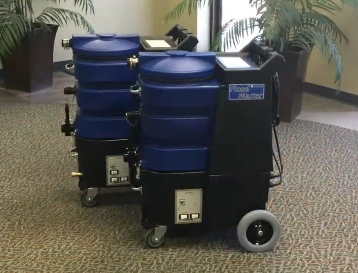 2 Esteam FloodMaster 200 PSI Extractor on carpet