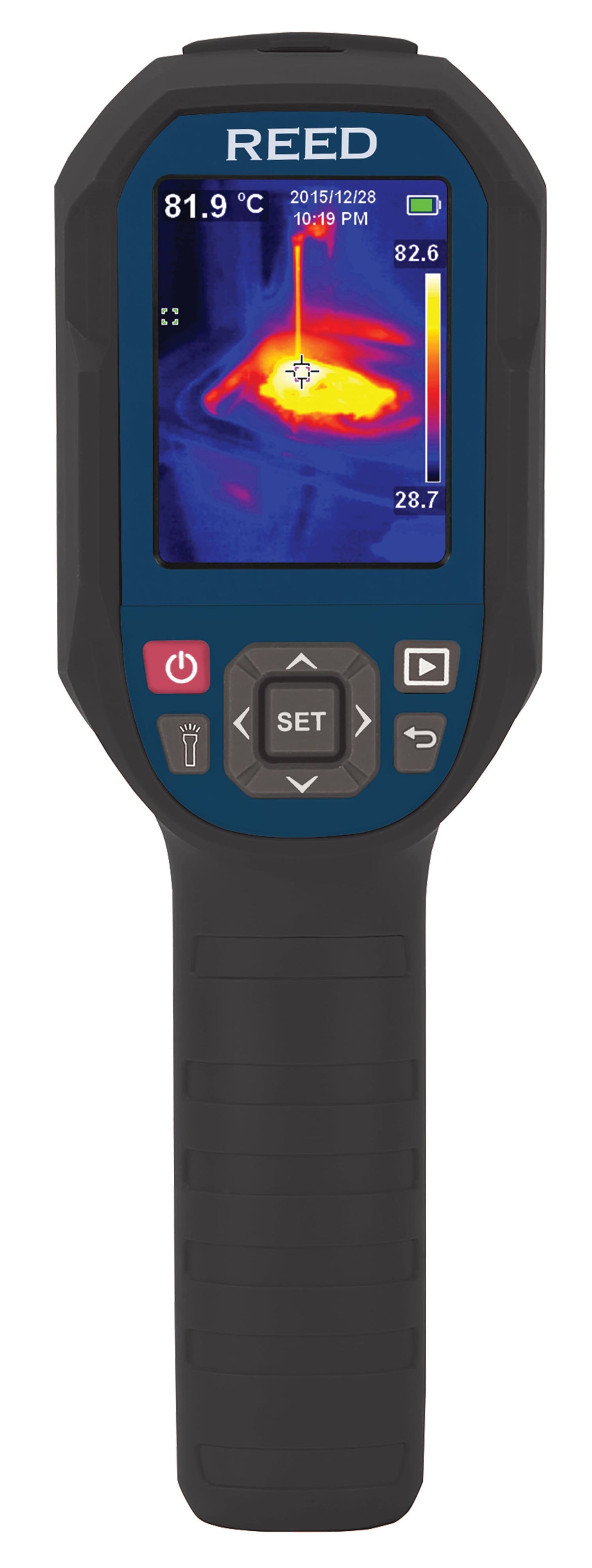 REED R2165-KIT Thermographic camera FRONT with REED branding on a white background