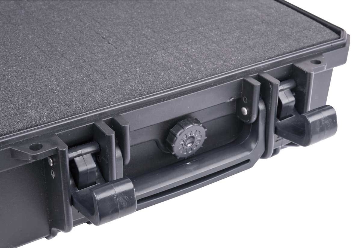 REED R2165-KIT Black hard-shell protective case with a textured lid