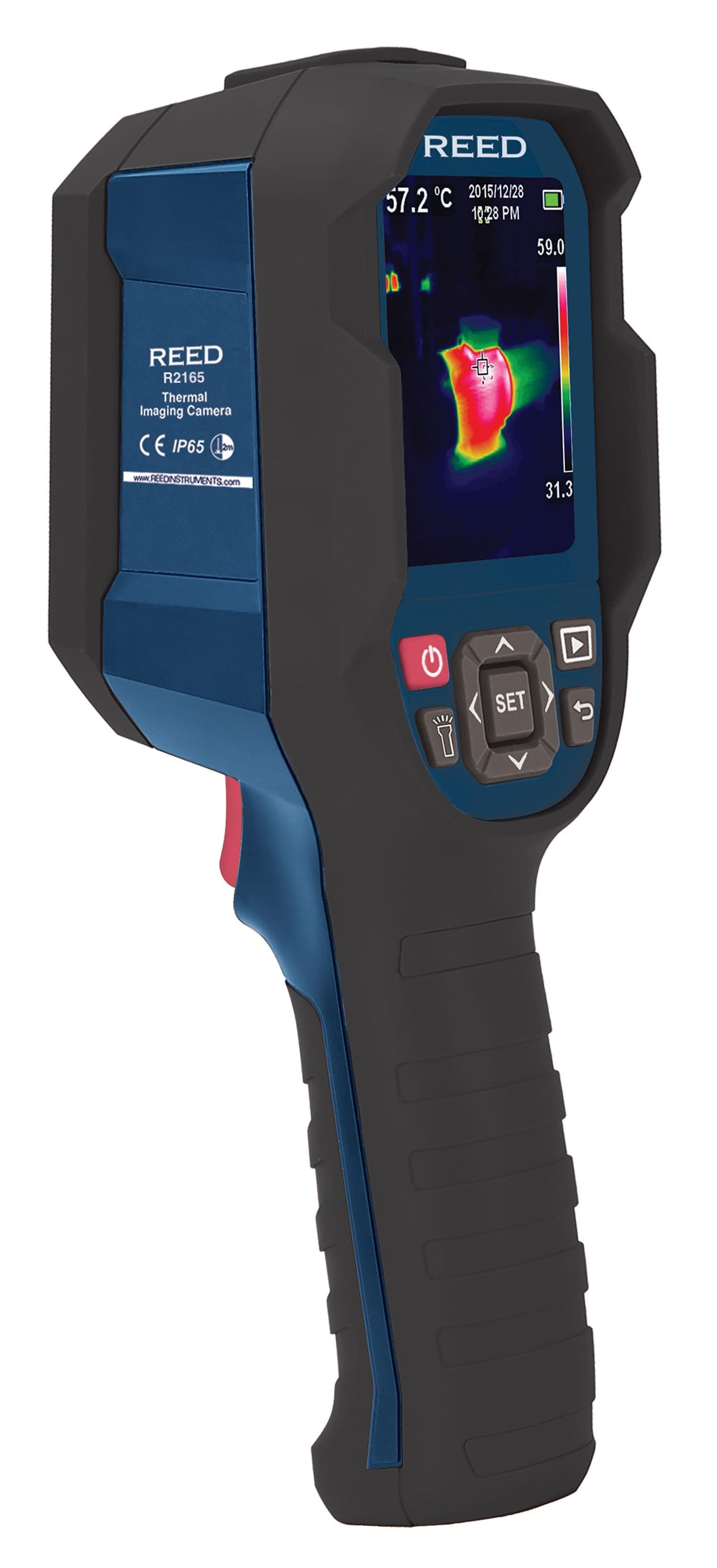 REED R2165 Thermographic camera with REED branding on a white background
