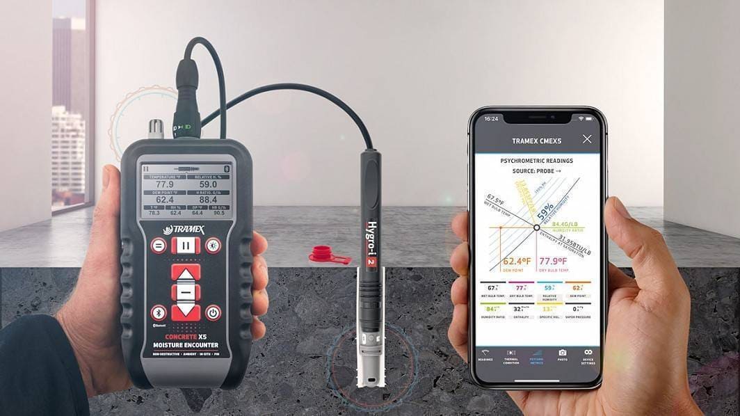 Tramex CMEX5 Concrete Moisture Encounter X5
