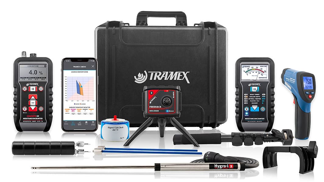 Tramex WDIK Water Damage Restoration Inspection Kit