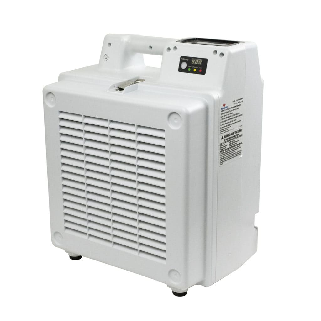 XPOWER X-2830 left angle side white on a white background