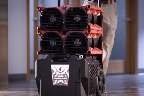 Phoenix Drymax XL Pro with Air Movers Stacked on top