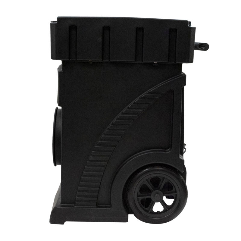 right side view of XPOWER AP-2500D HEPA filtration system, white background