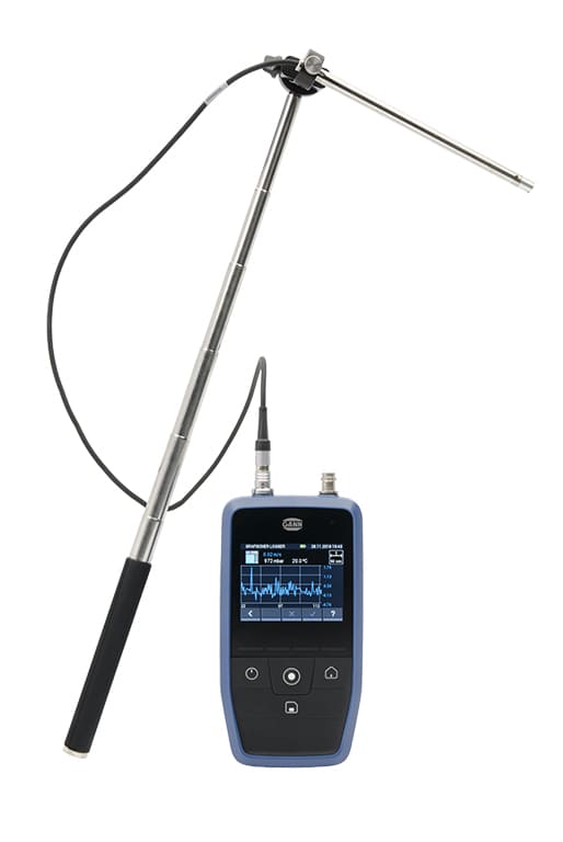 gann hydromette ch 17 with a probe on a white background