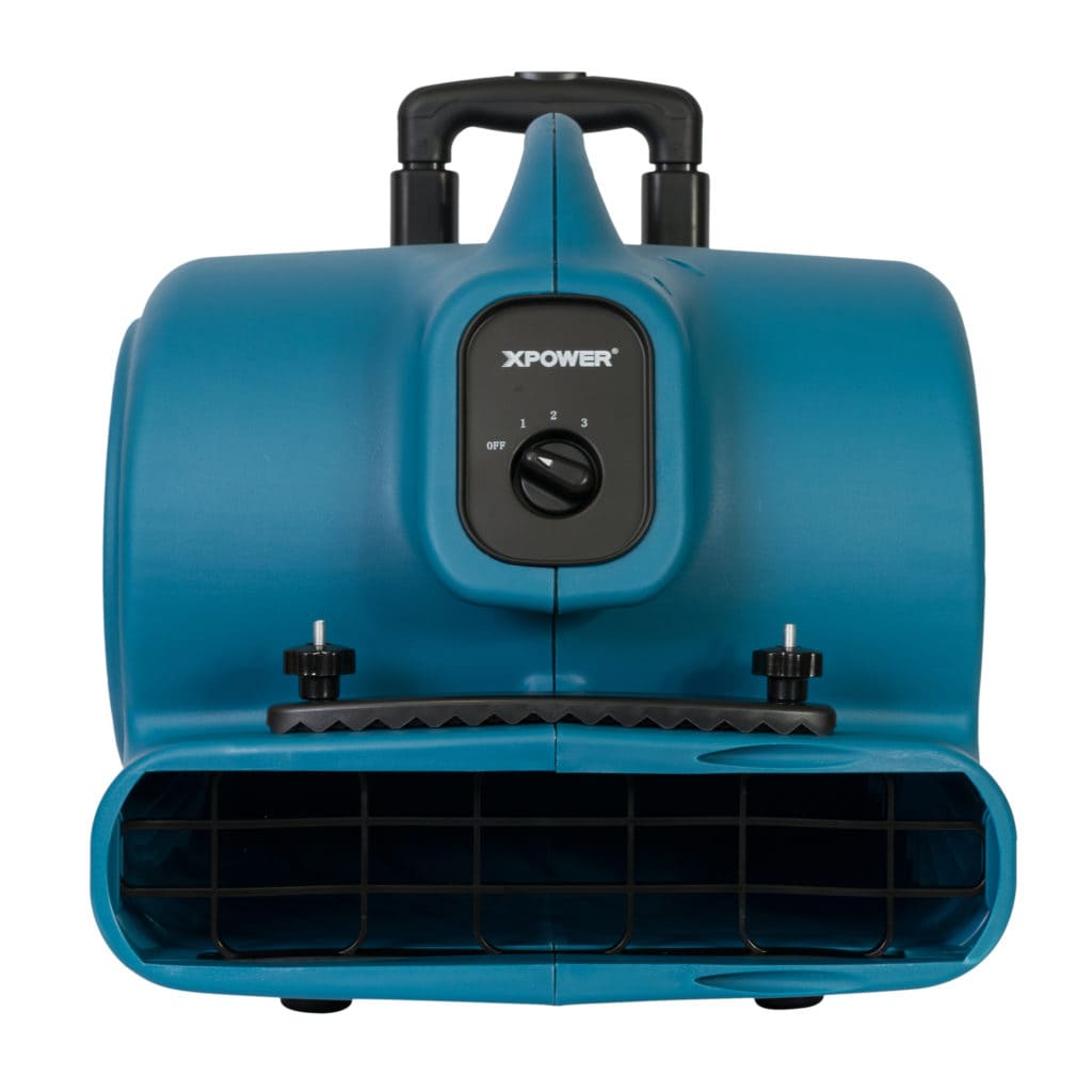 Blue p-630hc xpower industrial blower FRONT with XPower branding on a white background