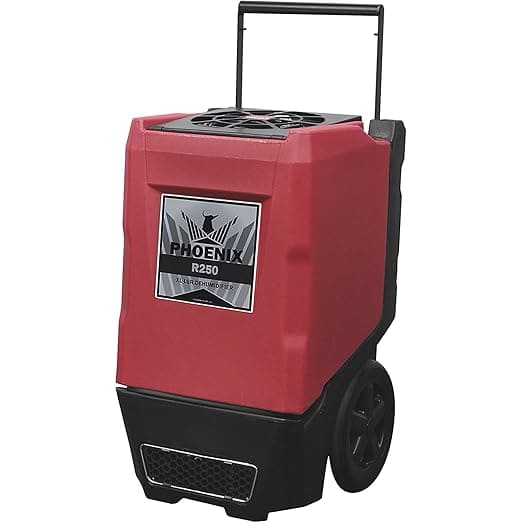 phoenix r250 dehumidifier on white background