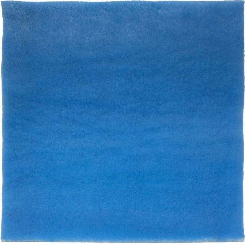 pre filter used for the xpower ap-1800d, white background, blue filter