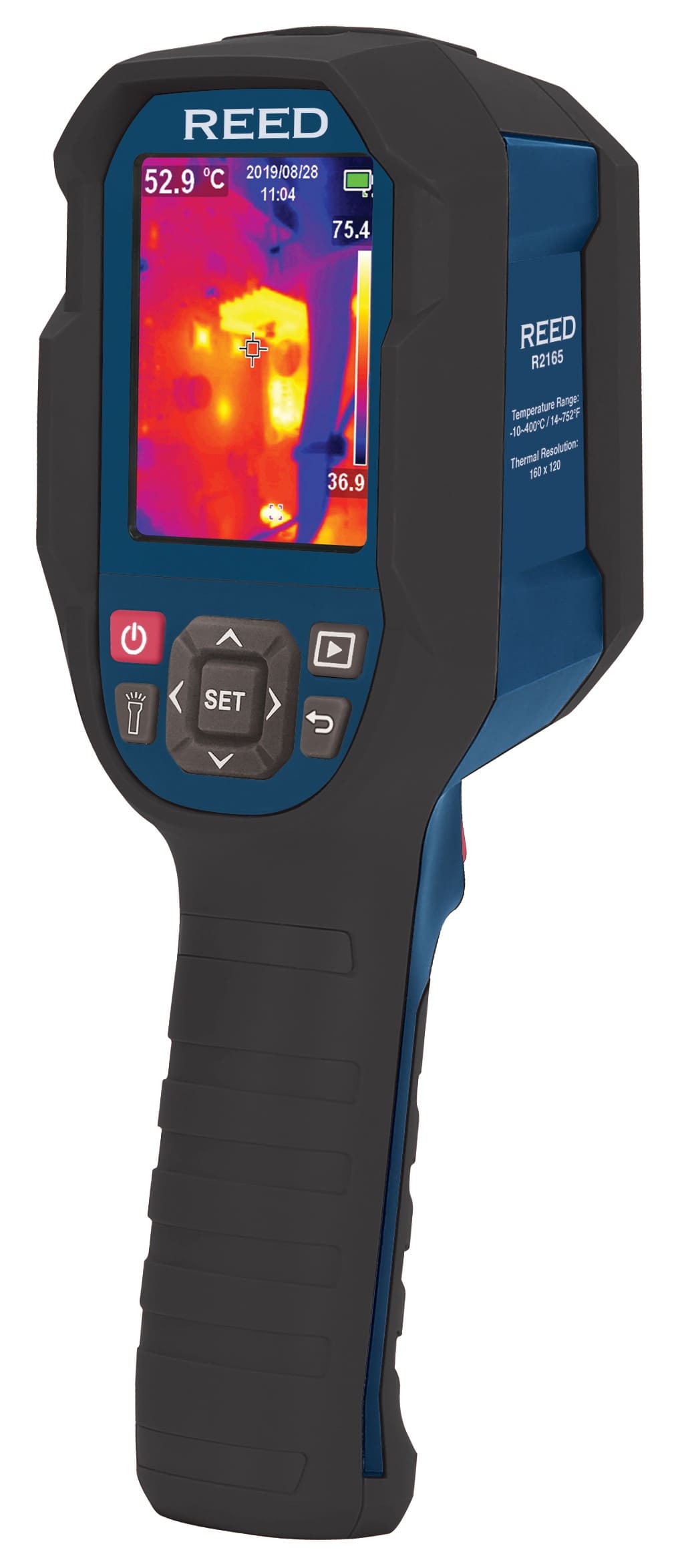 REED R2165 Thermographic camera with REED branding on a white background