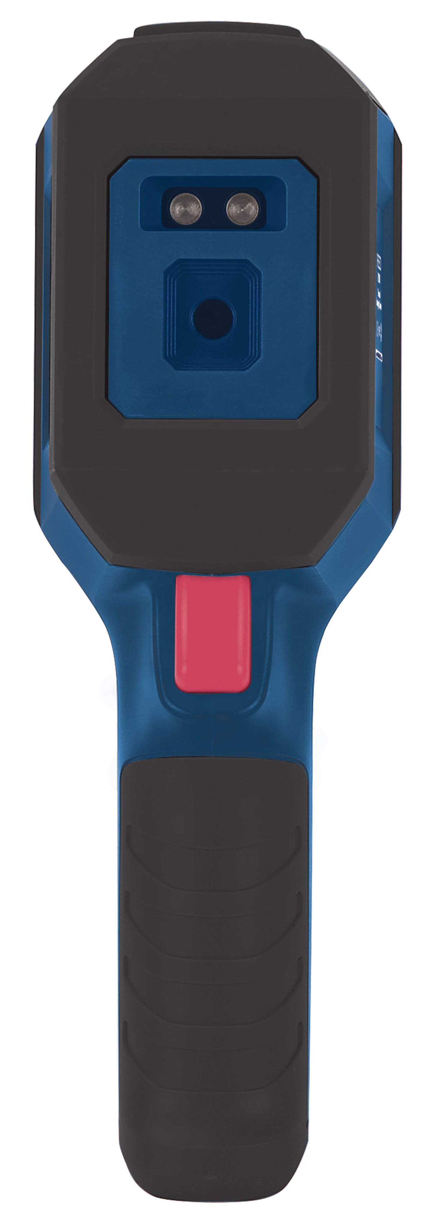 REED R2165 Handheld device with blue and black design on a white background