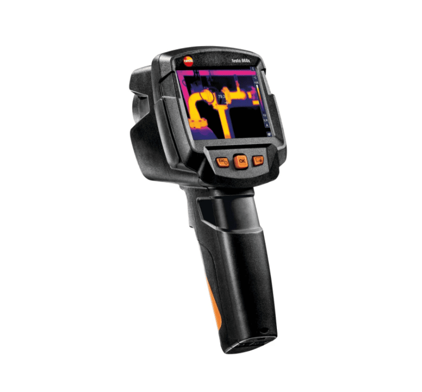 testo 868s Thermal imaging camera on a white background