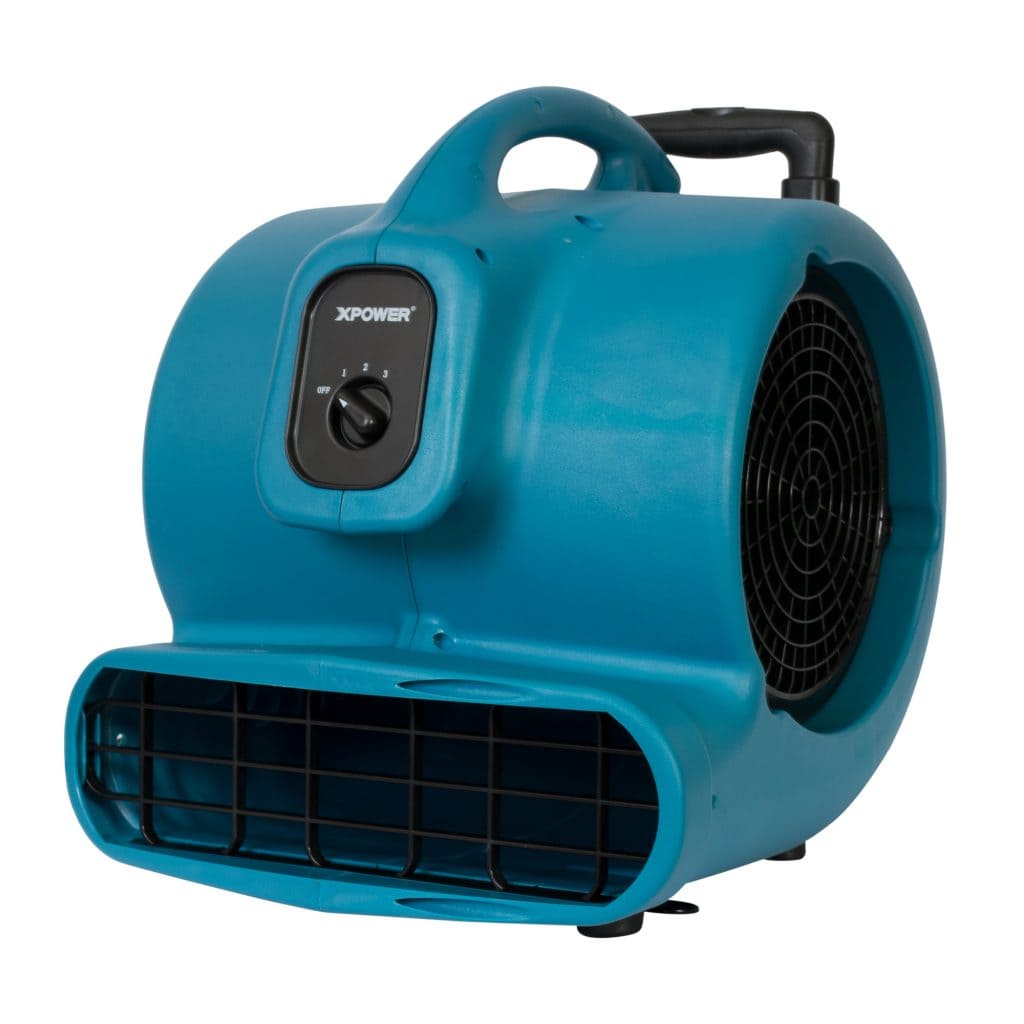 Blue x830h-xpower blue air blower with XPOWER branding on a white background
