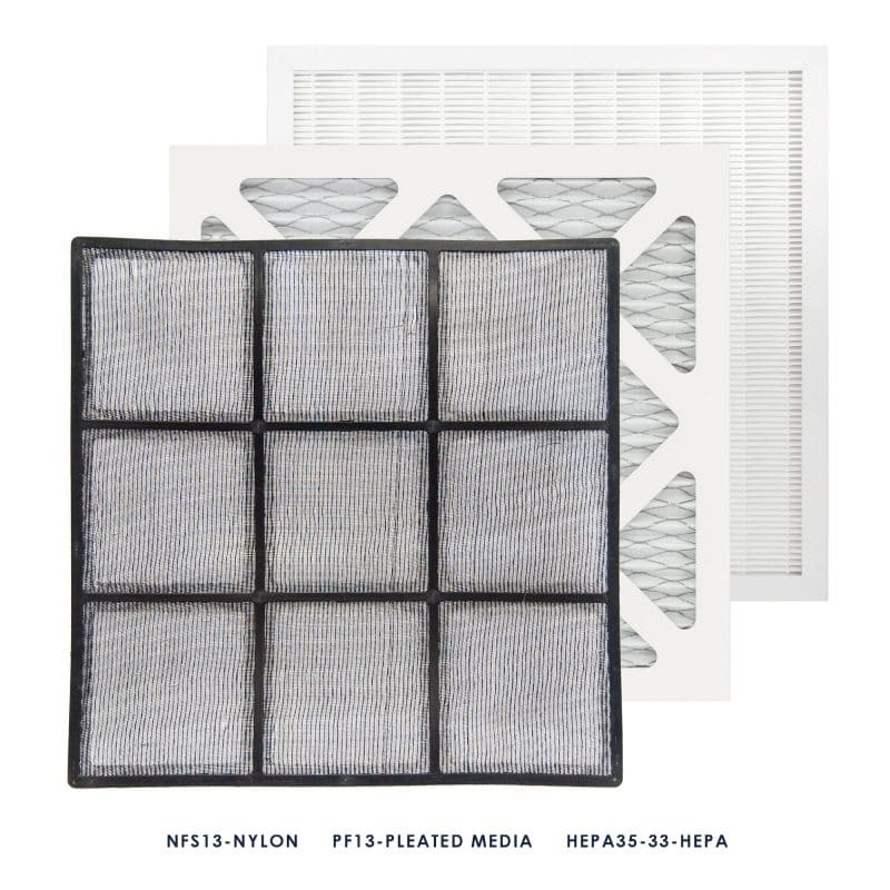 filters of the xpower x 2580, xpower air scrubber including hepa and nylon filters