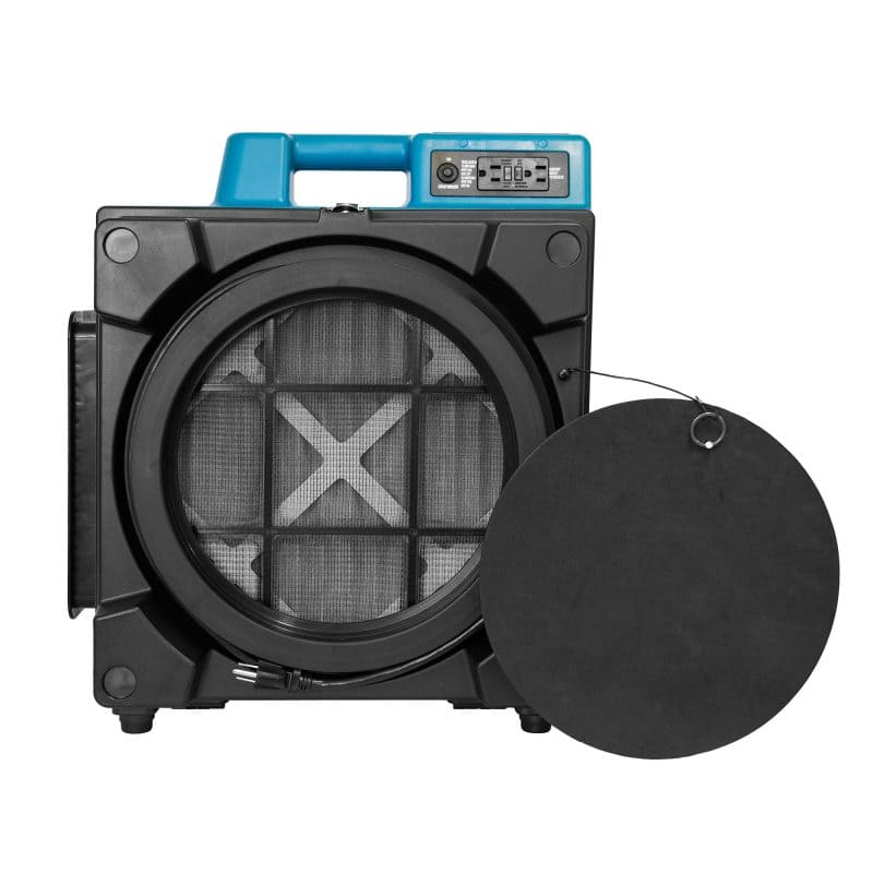 xpower x 3400a unenclosed cap showing filters and screen on white background