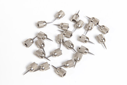 2498/A-100 Non-Insulated Pin and Retainer with 5/16" Penetration for Delmhorst Meters (24 Pack)