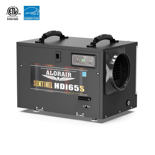 Alorair Sentinel HDI65S humidifier with Intertek and Energy Star logos on a white background