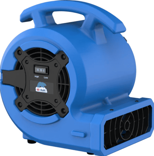 B-Air VP-15 ⅛ HP Compact Residential Air Mover & Blower Fan: Blue