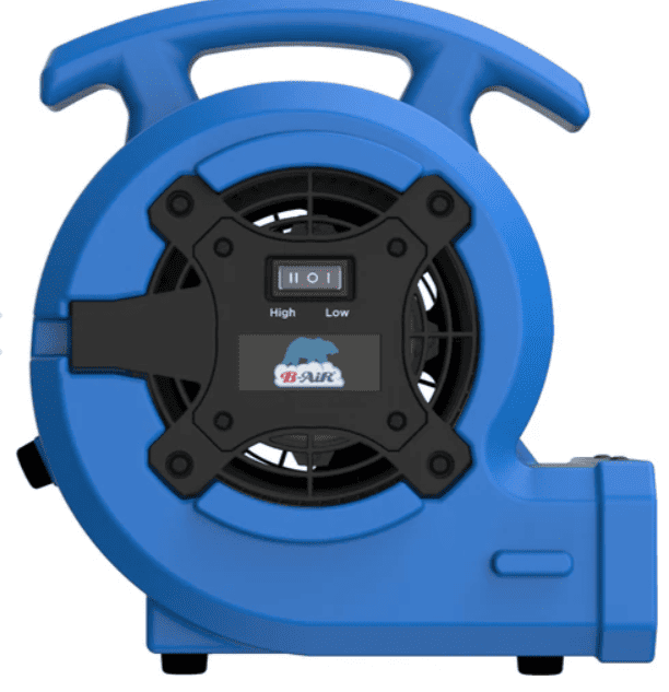 B-Air VP-15 ⅛ HP Compact Residential Air Mover & Blower Fan: Blue