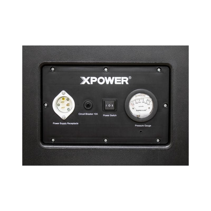 XPOWER AP-2000 Hepa filtration system, control panel, front view, white background