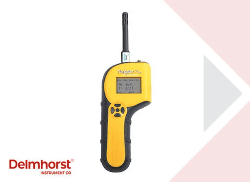 Delmhorst Navigator Pro front on a white background with logo