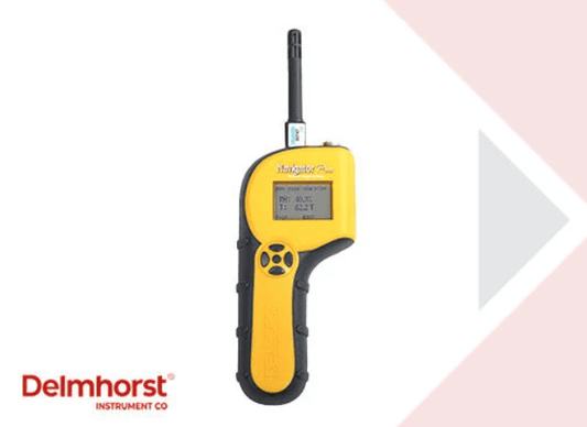 Delmhorst Navigator Pro front on a white background with logo