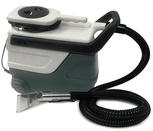 Portable Esteam E300 Pro Spotter machine with hose and nozzle on a white background