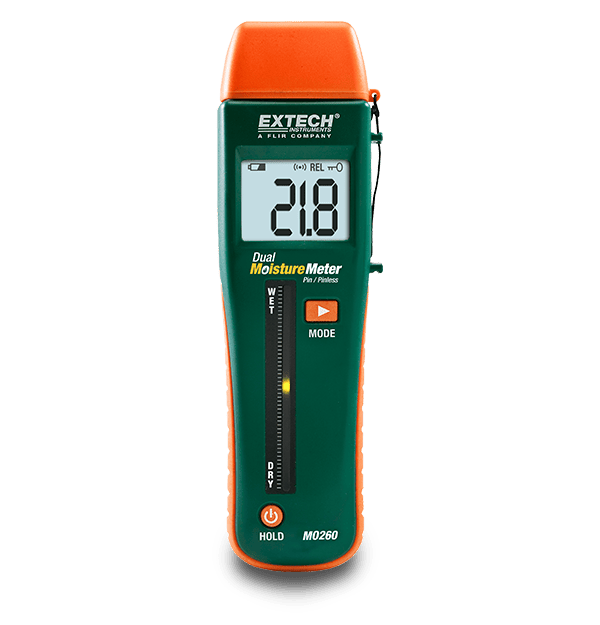 Extech MO260 Combination Pin/Pinless Moisture Meter – Flood Buds