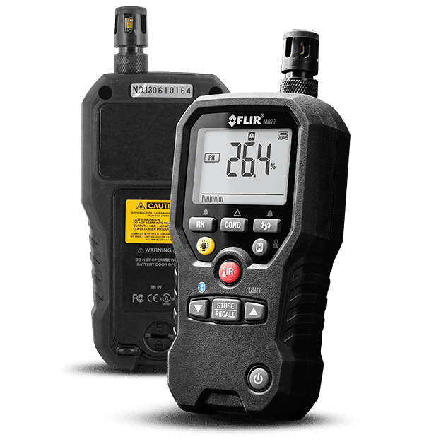 FLIR MR77 Pinless Moisture Meter on a transparent background