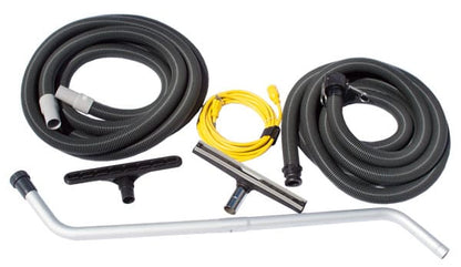 Flood buster with hose attachments, squeegee, and accessories