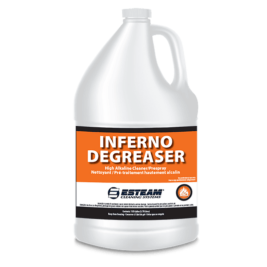 Esteam Inferno Degreaser – High Alkaline Cleaner/Prespray (4 x 3.79L) 