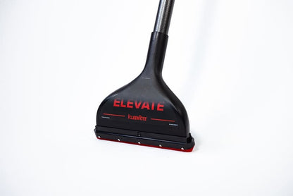 Black and red KleenRite flood wand vacuum attachment with 'Elevate' branding on a white background