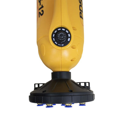 Viking PDS-12 Top view yellow on a white background