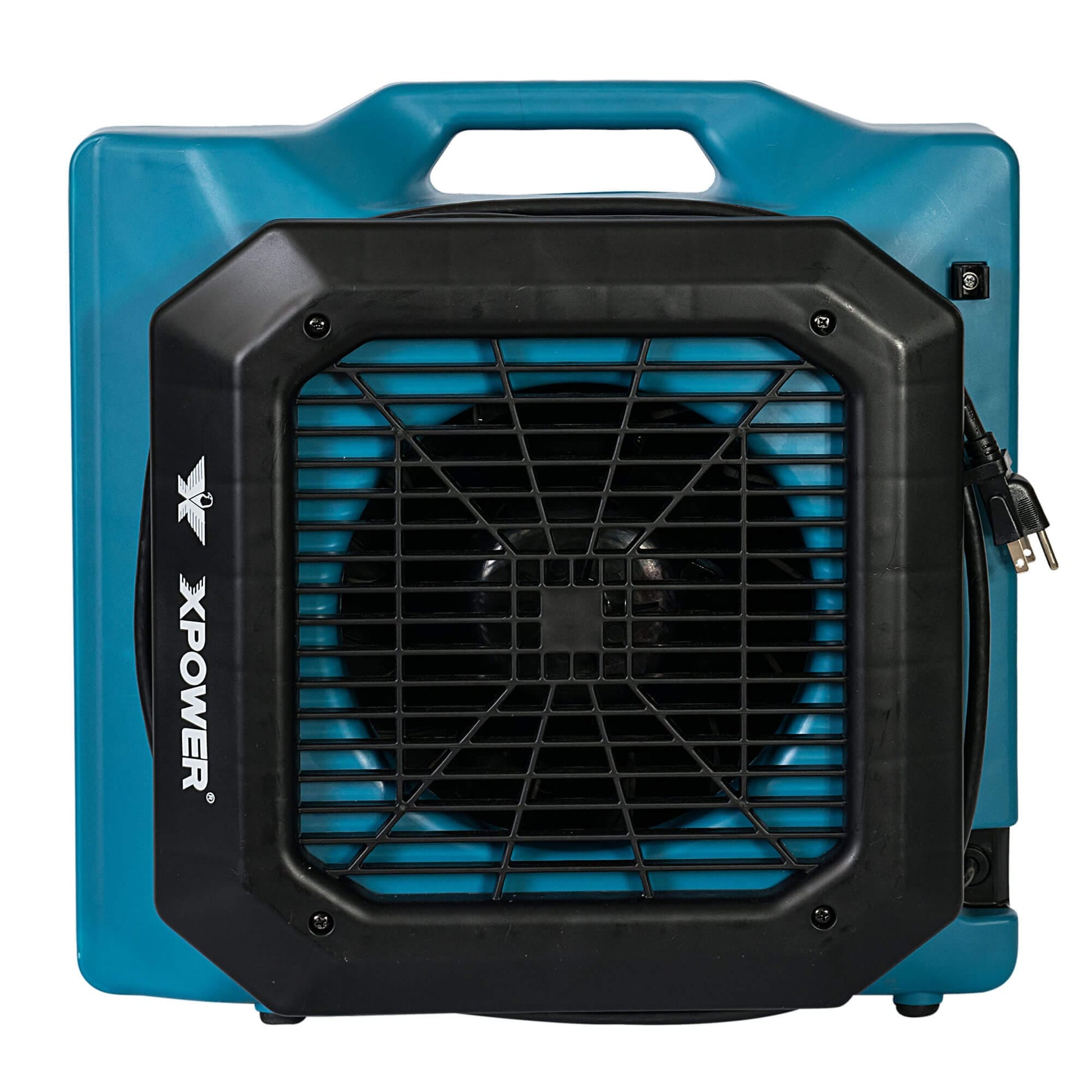 PL-700A XPOWER blue with wire sticking out at the side on a white background