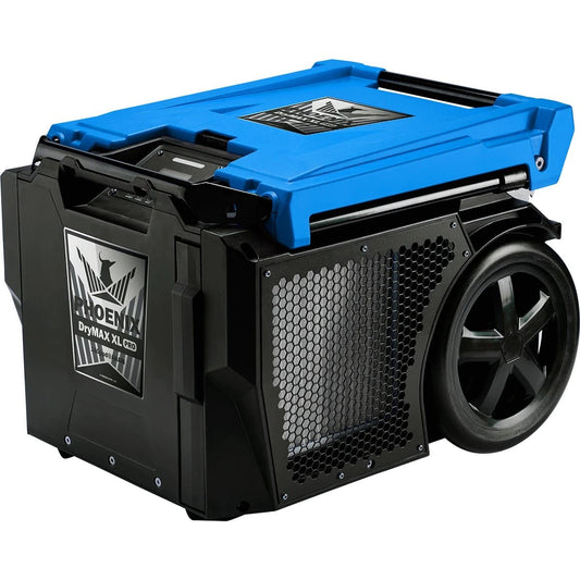 Phoenix DryMax XL Pro LGR Dehumidifier Blue and Black with White Background