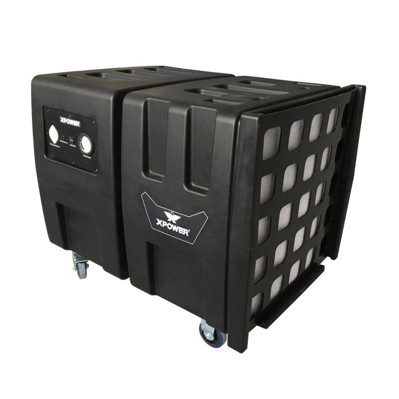 Right side view Xpower ap-2000, hepa filtration system, white background