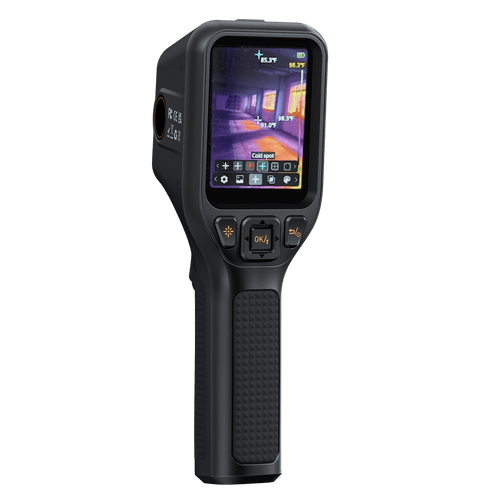 teslong thermal imaging camera front view with picture