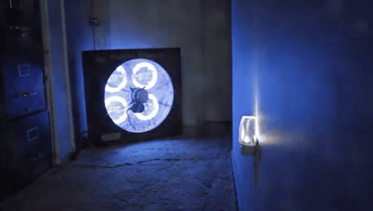 Titan 4000 Max on a wall in a dimly lit room