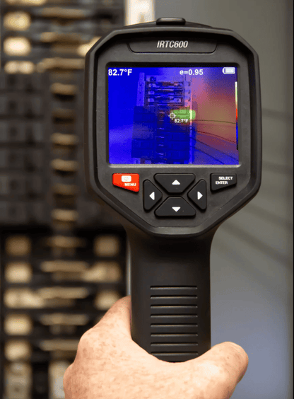 IRTC600 black thermal camera, scanning temperature