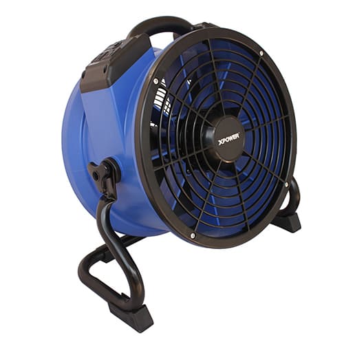 XPOWERX-35AR Professional High Temp Axial Fan _1/4HP on a white background