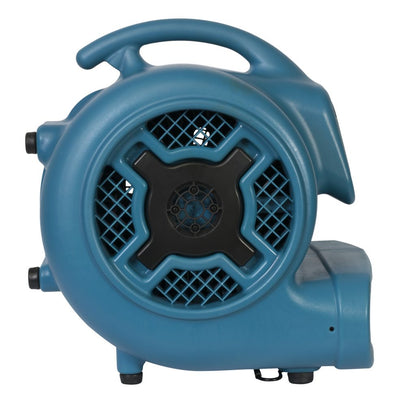 XPOWER x-830 SIDE blue air mover fan on a white background