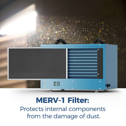 alorair sentinel hd55 unit with filters on a blurred background