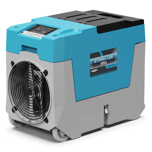 Blue and gray alorair storm lgr 850 with 'STORM LGA 850' branding on a white background