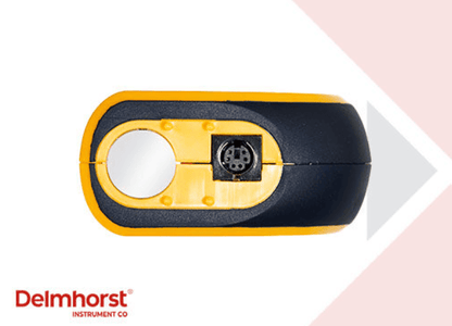 delmhorst ht_4000 top with a Delmhorst logo on a white background