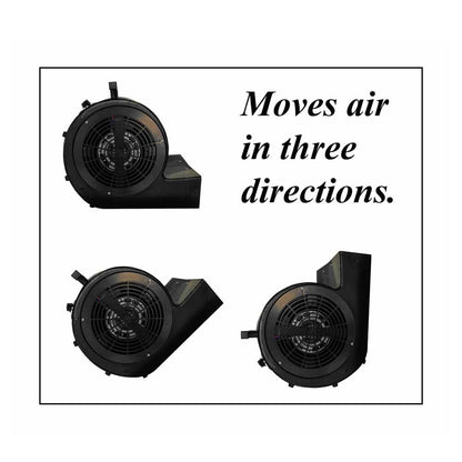 hawk air mover directional instructions on white background