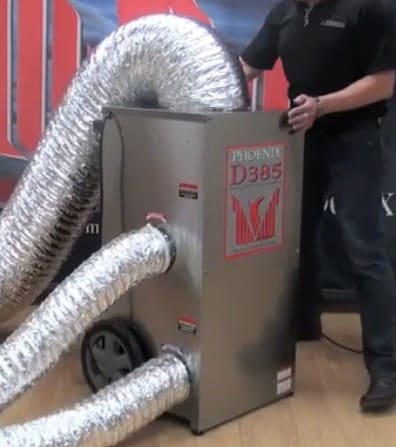 phoenix desiccant with 3 ducts connected