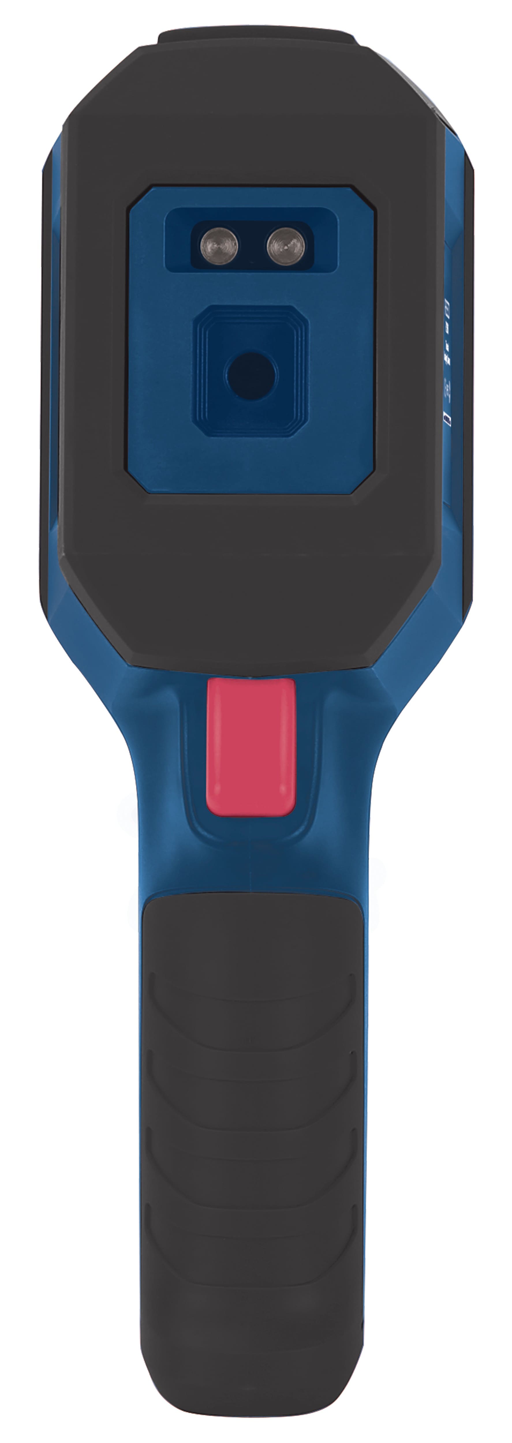 REED R2165 Handheld device with blue and black design on a white background